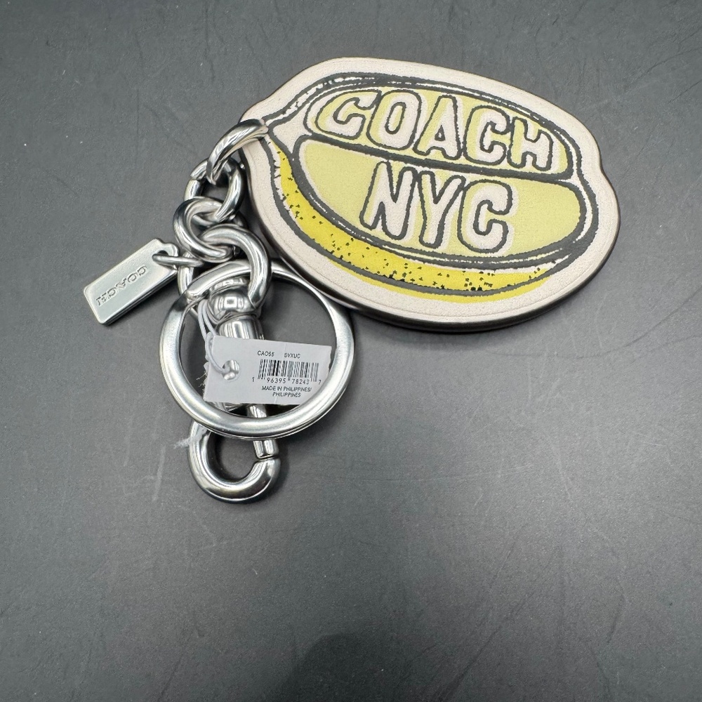 Coach Lemon Keychain